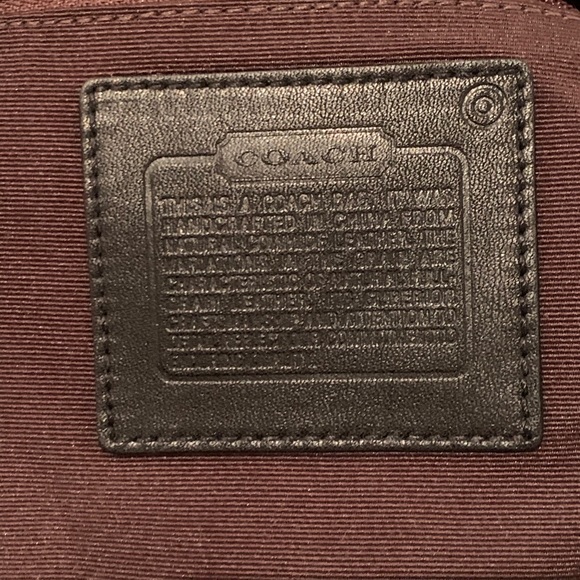 NWOT BROWN LEATHER COACH PURSE - Picture 6 of 9